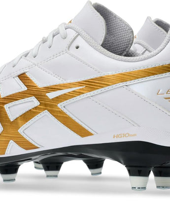 Asics Lethal Speed ST Boots – White / Pure Gold