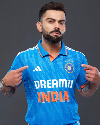 Adidas India Cricket ODI Shirt