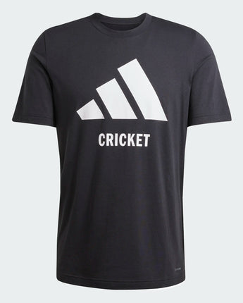 Adidas Cricket Tee - Black