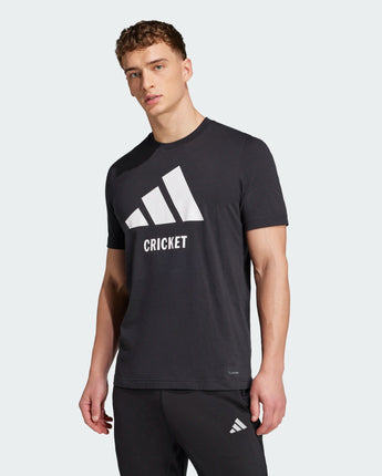 Adidas Cricket Tee - Black