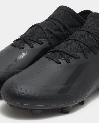 Adidas X Crazyfast.3 FG Football Boots (Black/Black/Black)