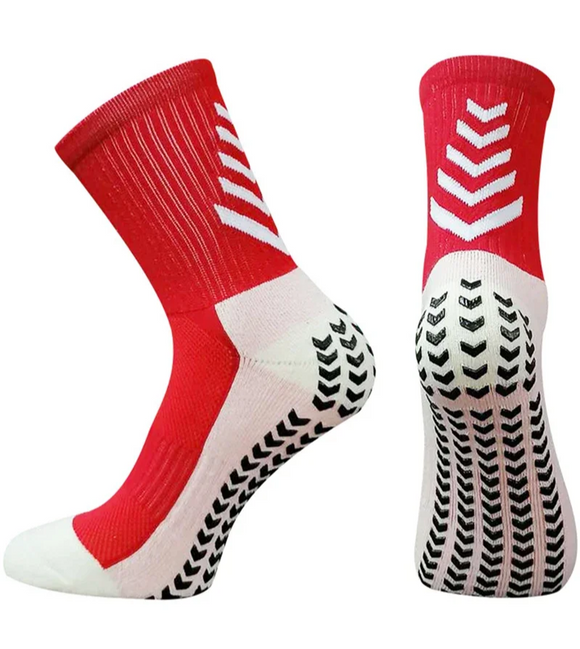 Arrow Grip Socks - Red v3