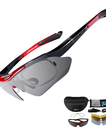 Rockbros Cricket Sunglasses - Red